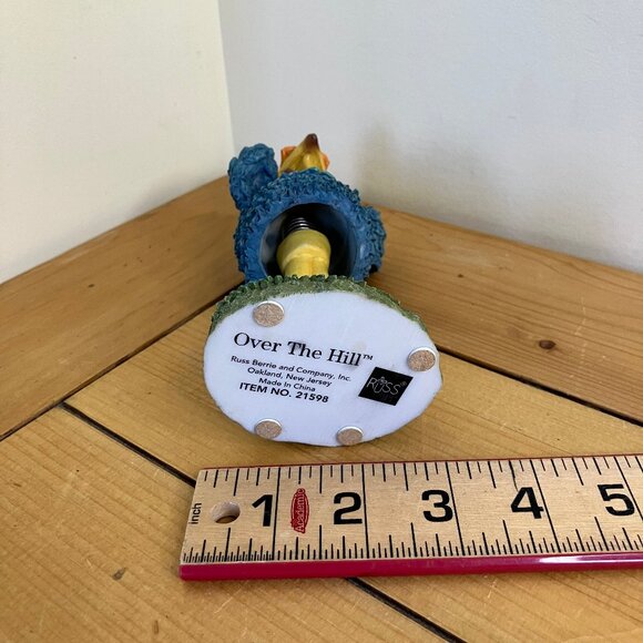 Old Crow Jiggler Russ Berrie Over The Hill Bobble Bodz Harris 21598 Resin Figure - Picture 6 of 6